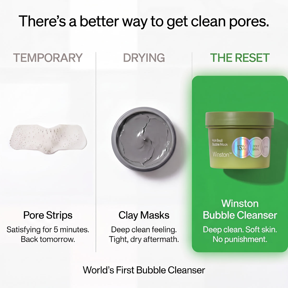Winston™ Basil Bubble Mask