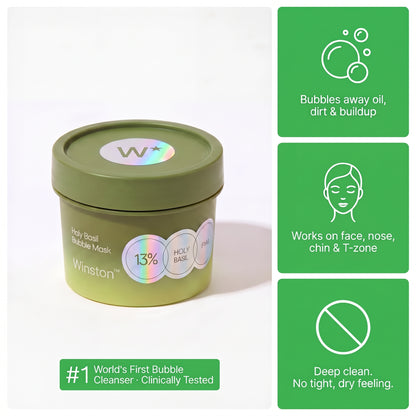 Winston™ Basil Bubble Mask