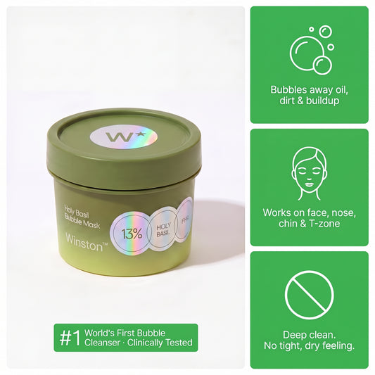 Winston™ Basil Bubble Mask